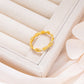 Trendy Twist Rings for Women Wedding Bands Fashion Contracted Design Bridal Rings with Sparkling Cubic Zircon Hot Jewelry