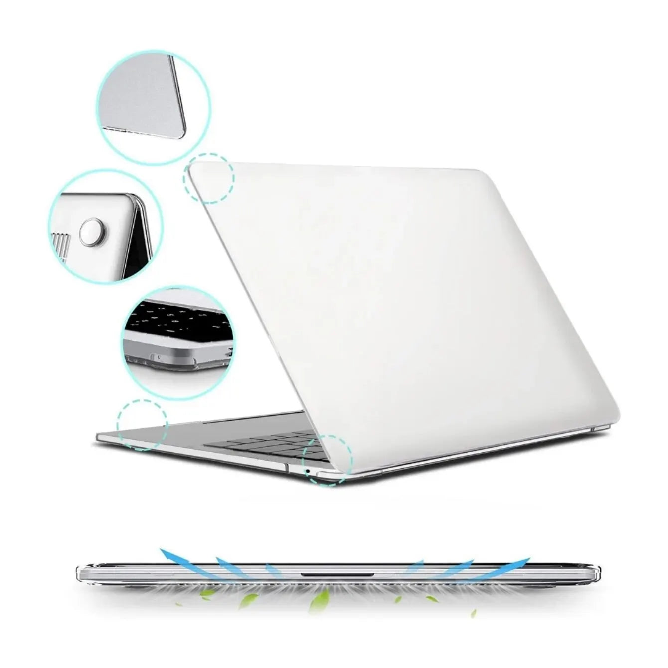 Transparent Macbook Case Compatible With Air Pro,13/14/15/16 Inch Computer Plastic Hard Shell Laptop Cover