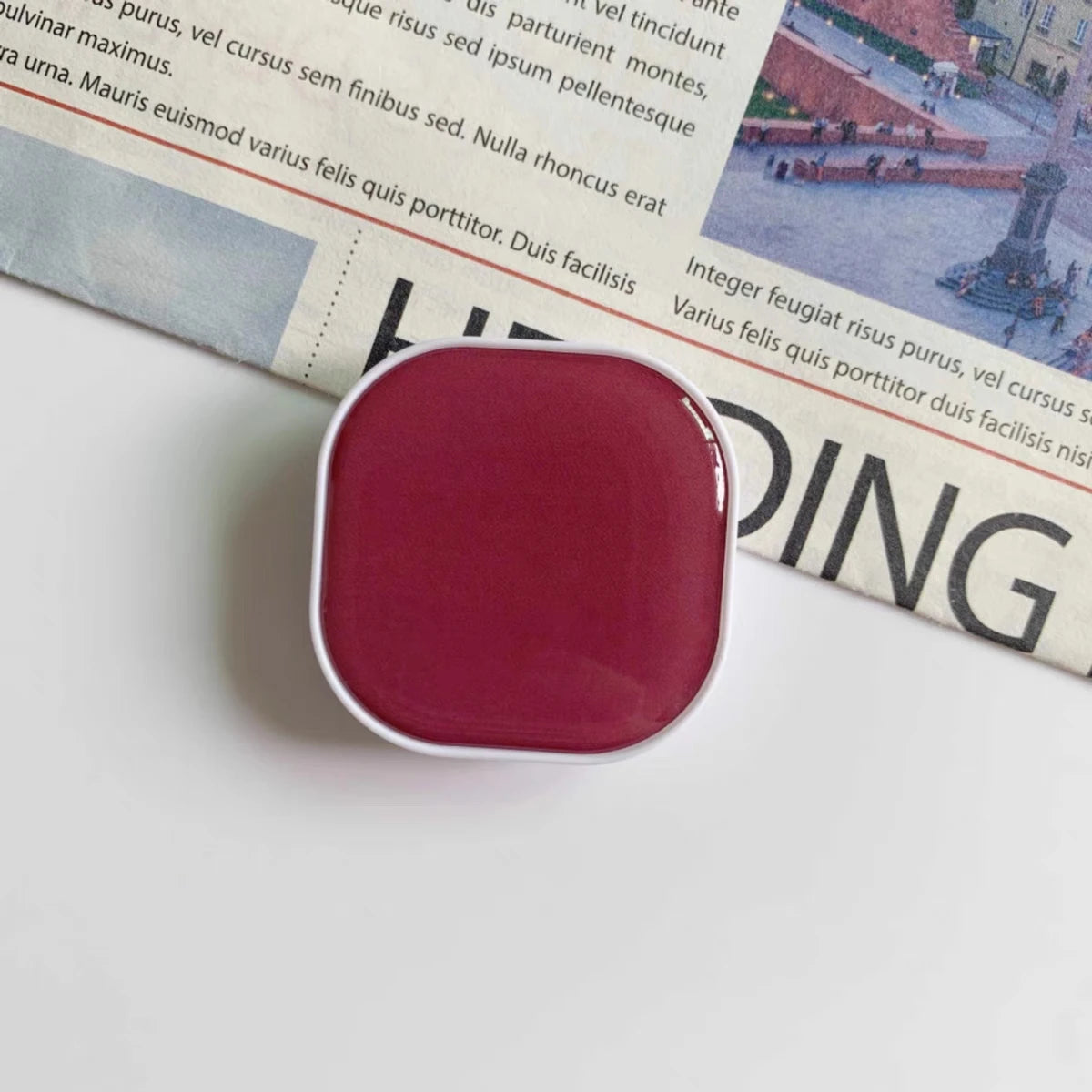 Cute Square Popping Sockets Grip Phone Holders Finger Ring Holder Griptok Stand Back Cover Clip Sticker Cellphone Accessories