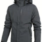 Men's Lightweight Waterproof Rain Jacket, Hooded Shell Outdoor Raincoat Hiking Windbreaker Jacket Coat