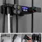Copper Constant Temperature Black For Home Supercharged Shower Head