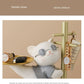 Key Storage Decoration Home Tray Moving Fortune Cat