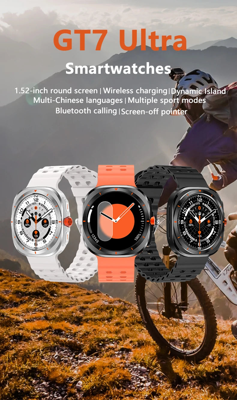 Watch 7 Ultra Smartwatch Bluetooth Talk HD AMOLED Screen Fitness Tracker Health Monitoring Smartwatch for Android IOS