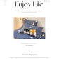 Non-Collapse Pillowcase and Pillow Core Set For Home Adult Cervical Support Improve Sleeping Pairs Dormitory Students Single Men