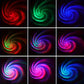 LED Starry Galaxy Projector Light RGB Smart Remote Control Star Aurora Lamp KTV USB Powered Auto Rotating for Home Bedroom Decor