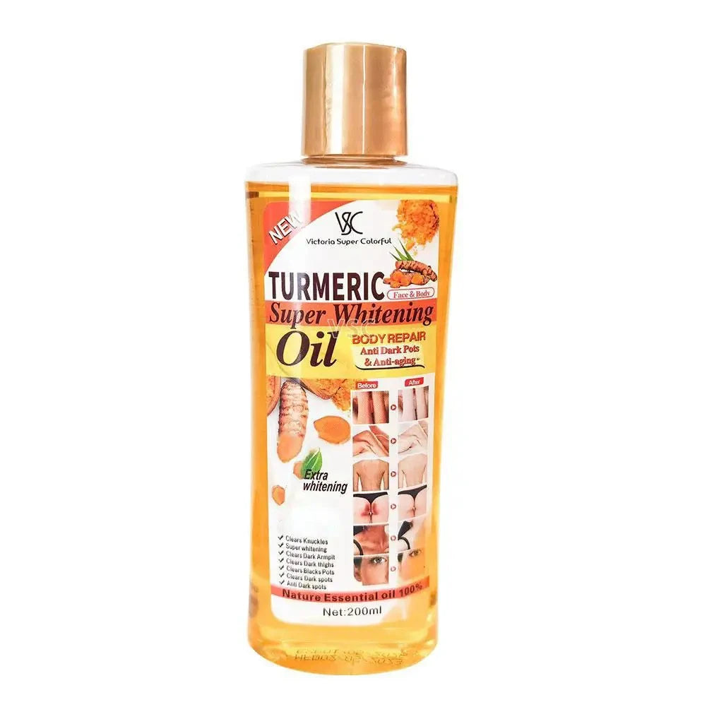 200ML Turmeric Essential Oil Facial Body Massage Moisturizing Diffuser Aromatherapy Face Body Care Smoothing Body face Skin Care