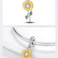 Fit Pandora 925 Original Bracelet 925 Silver Plate Flower Bird Series Charms Beads For Women Fashion DIY Jewelry Gifts Making