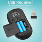 Full-Sized Ergonomic Wireless Keyboard And Mouse Combo 2.4G Cordless USB Quiet Click Keyboard And Mouse Set for Typi