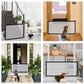 Pet Barrier Fences Mesh Dog Gate Folding Stairs Entrance Separation Guard Portable Breathable Baby Children Safety Playpen