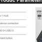 DBIT USB HUB 3.0/2.0 USB Splitter 7-IN-1 USB Adapte Multi-Hub Independent Switch Dock Desktop Laptop Accessories 30cm Cable