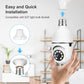 3MP Wifi IP Camera Surveillance Video 4X Digital Zoom CCTV Security Wireless Outdoor Monitor Audio Night Vision Human Detection