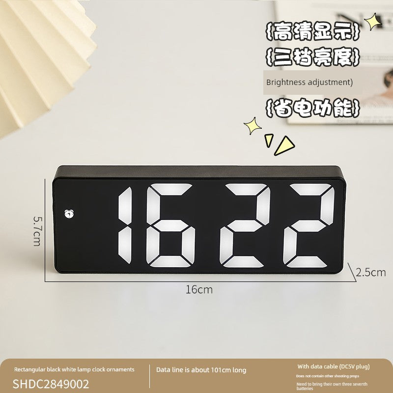 Led Student Dormitory E-Sports Office Room Clock