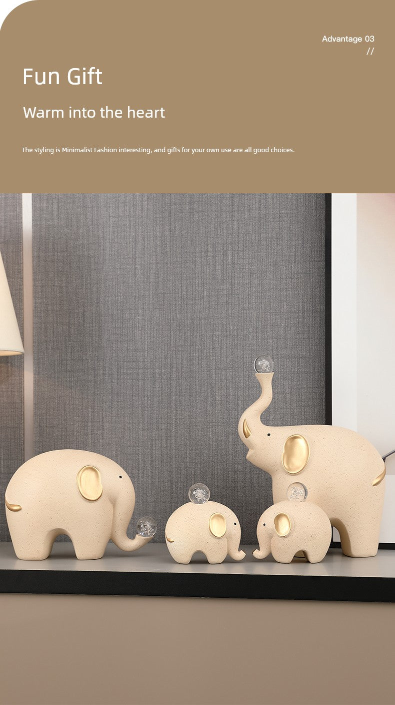 Niche Style Living Room New House Housewarming Gift Elephant Ornaments