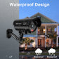 1PC Fake Dummy Camera with Flashing Red LED Bullet Shaped Waterproof Security CCTV Surveillance Camera For Home Outdoor Indoor