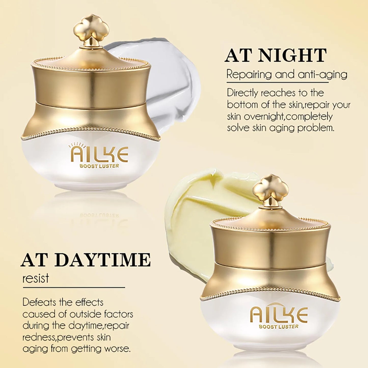 AILKE night women face cream collagen moisturizing whitening brightening anti aging wrinkles all skin sleeping facial care sets