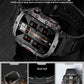 Military GPS Tracker Smart Watch Men IP68 5ATM Outdoor Sports Fitness Tracker Health Monitor 1.96" BT Call Smartwatch For Xiaomi
