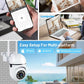 8MP WiFi Camera 4x Digital Zoom Full Color Night Vision PTZ CCTV Security Surveillance IP Camera Outdoors Wireless Video monitor