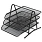Metal file disk, file frame, office supplies wholesale data organization, office multi-layer desktop shelf