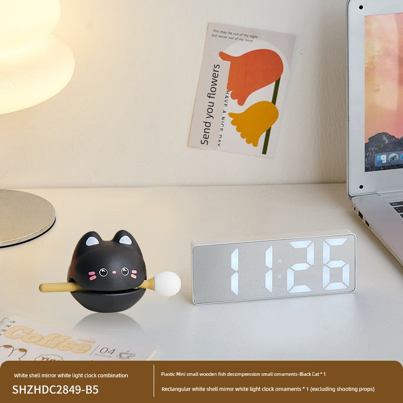 Led Student Dormitory E-Sports Office Room Clock