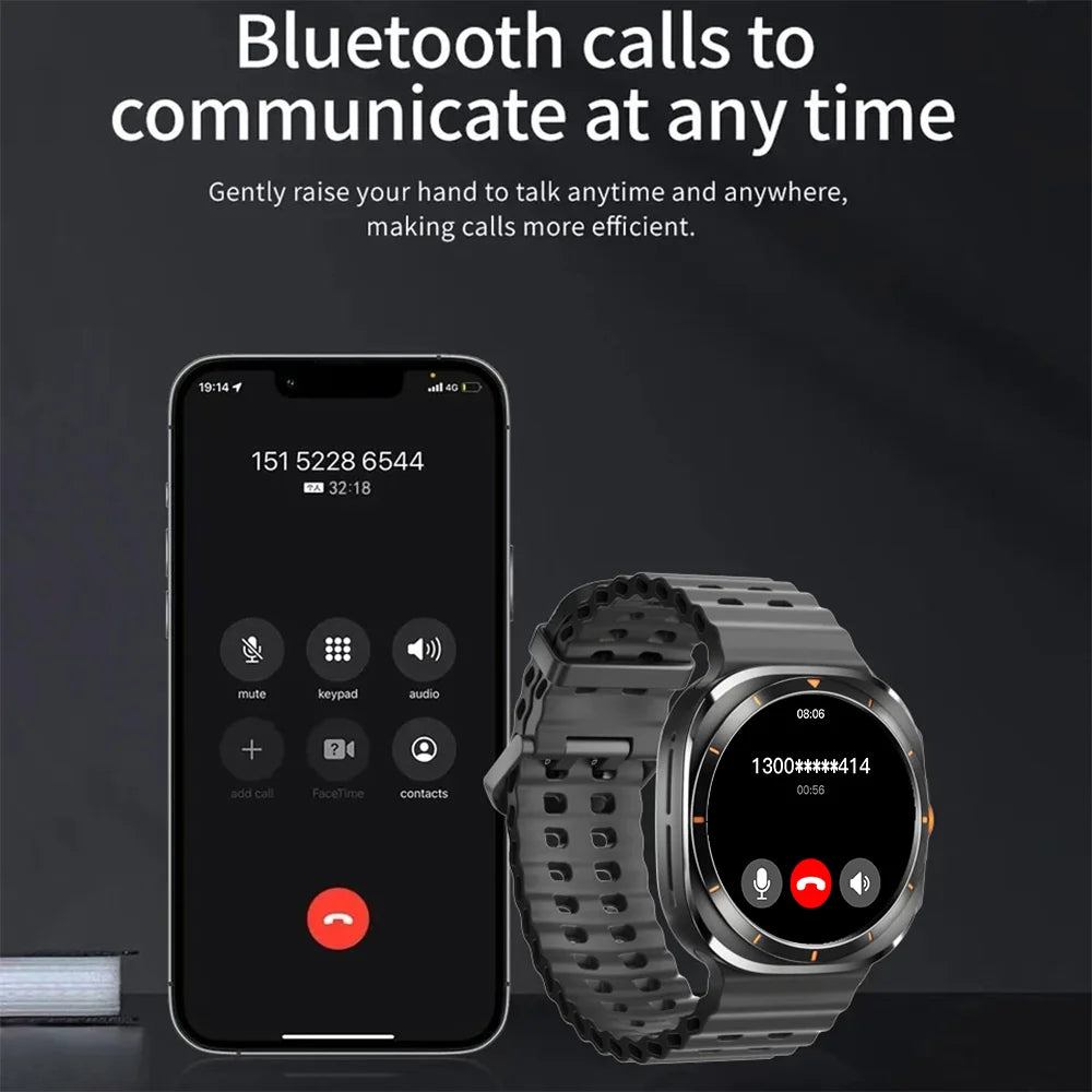 Watch 7 Ultra Smartwatch Bluetooth Talk HD AMOLED Screen Fitness Tracker Health Monitoring Smartwatch for Android IOS