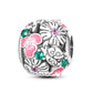 Fit Pandora 925 Original Bracelet 925 Silver Plate Flower Bird Series Charms Beads For Women Fashion DIY Jewelry Gifts Making
