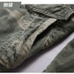 Men's Long Sleeved Hooded Camouflage Jacket Multi Bag Mid Length Storage Outdoor Trekking Camping Riding Sport Tops Amekaji Coat