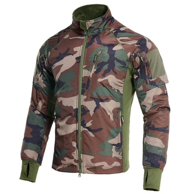 Tactical Jacket Men Outdoor Jacket Army Combat Jackets Mens Hooded Bomber Coats YAF Winter Jacket Hiking Hunting Jacket