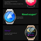 New Smart Watch Wireless Charging Smartwatch Bluetooth Calls Watches Men Women Fitness Bracelet Custom Watch Face +Box
