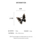 Delicate Flower Open Ring Rhinestone Imitation Pearl Rings Ladies Fashion Butterfly Design Ring Temperament Finger Rings Jewelry