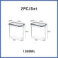 Food Storage Containers with Lids Stackable Treat Box Containers for Kitchen Pantry Organization Containers for Rice Dispenser