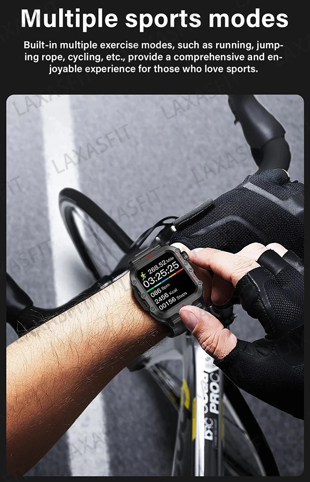 New LED Men's Smartwatch Bluetooth Talking Smartwatch Multi Sport Mode Health Monitoring Smart Watch