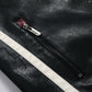 Men's PU leather coat thickened biker jacket