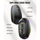 Wireless Keyboard Mouse, Ultra Slim Bluetooth 2.4G Slient Wireless Keyboard and Mouse Combo with Backlit, Multi-Device Keyboard