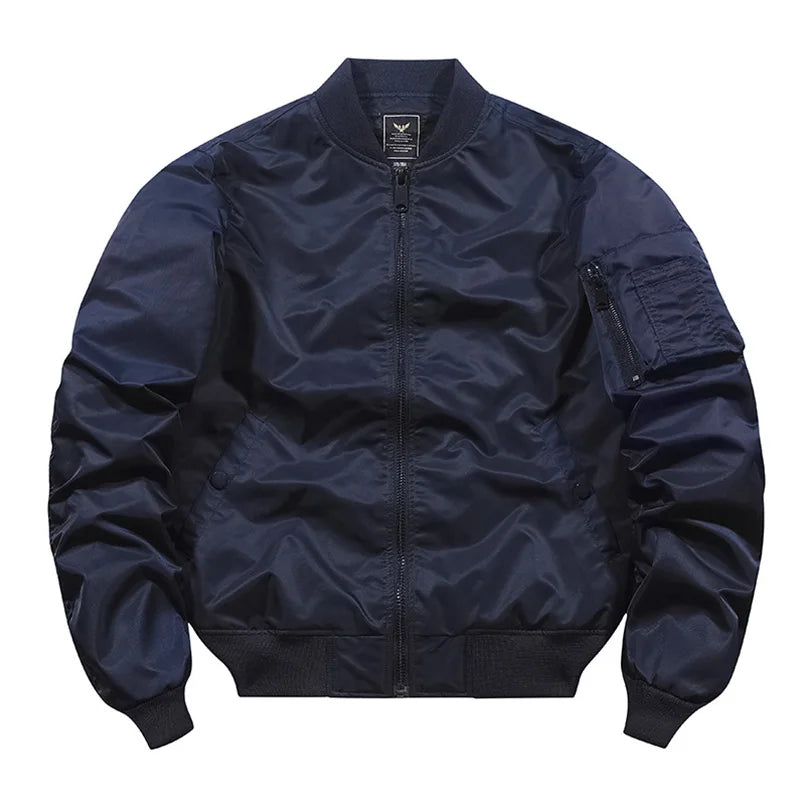Spring Autumn Bomber Jacket Men Women Military Fly Jacket Varsity Baseball Flight Coat Mens Windbreaker Mens Clothing 2022