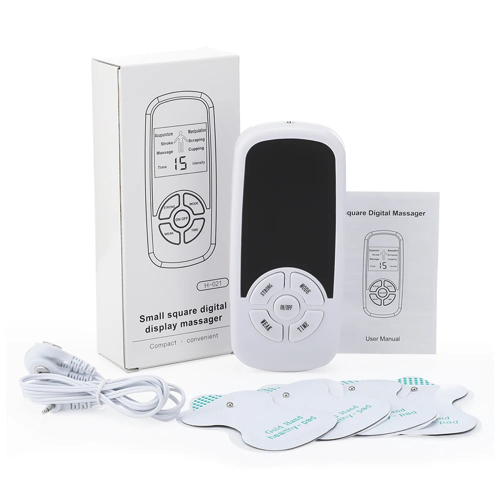 Tens Electric Stimulation Massager Muscle EMS Full Body Relax Muscle Therapy Pain Relief Pulse Body Massager Healthy Care