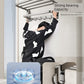 Drill-Free Shelf Bathroom Toilet Storage Hook Sucker