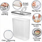 Food Storage Containers with Lids Stackable Treat Box Containers for Kitchen Pantry Organization Containers for Rice Dispenser