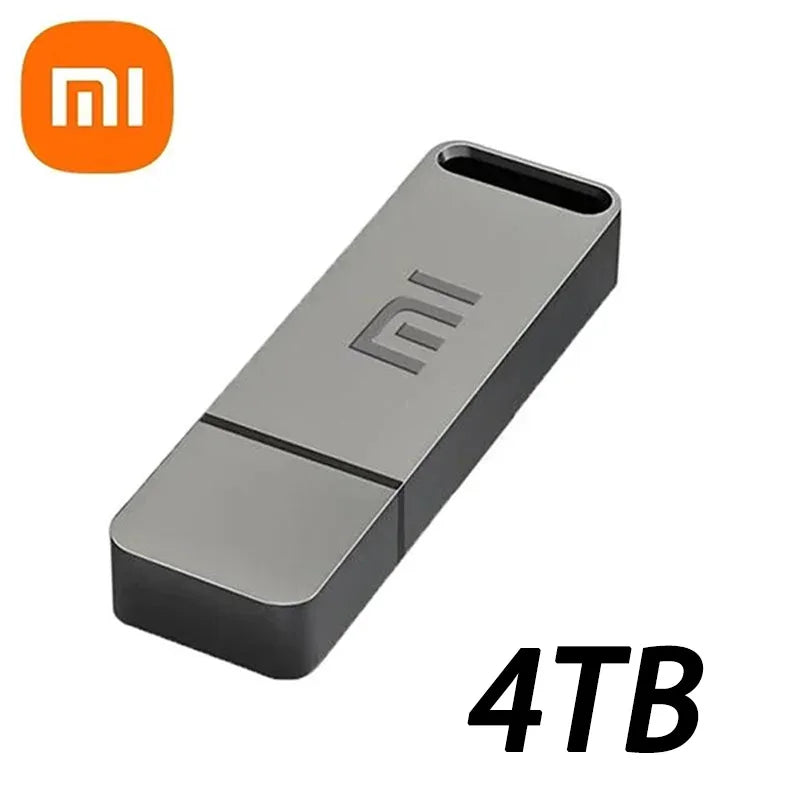 Flash Drive 16TB USB 3.2 Flash Drive 8TB Type-C Interface Metal Real Capacity Memory Stick High Speed Pen Drive Flash Memory U Disk