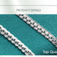 DOTEFFIL 925 Sterling Silver 6mm Side Chain 16/18/20/22/24 Inch Necklace For Woman Men Fashion Wedding Engagement Jewelry Gift