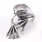 Retro Frog Toad Animal Rings for Women Men Artistic Design Silver Color Opening Resizable Unisex Female Statement Ring Best Gift