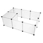 Pet Playpen, Portable Large Plastic Yard Fence Small Animals, Puppy Kennel Crate Fence Tent