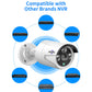 Hiseeu 5MP Audio IP Security Surveillance Camera POE H.265 Outdoor Waterproof IP66 CCTV Camera P2P Video Home for POE NVR
