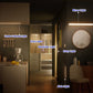 LED Motion Sensor Night Light Rechargeable Induction Bar Light Portable Cordless Magnetic Cabinet Lamp for Kitchen Room Bedside