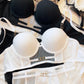 Europe Women Underwear Set Sexy Lace Hollow Breathable Widen Buckle Lingerie Underwire Push Up Bra and Panties Rose Intimates