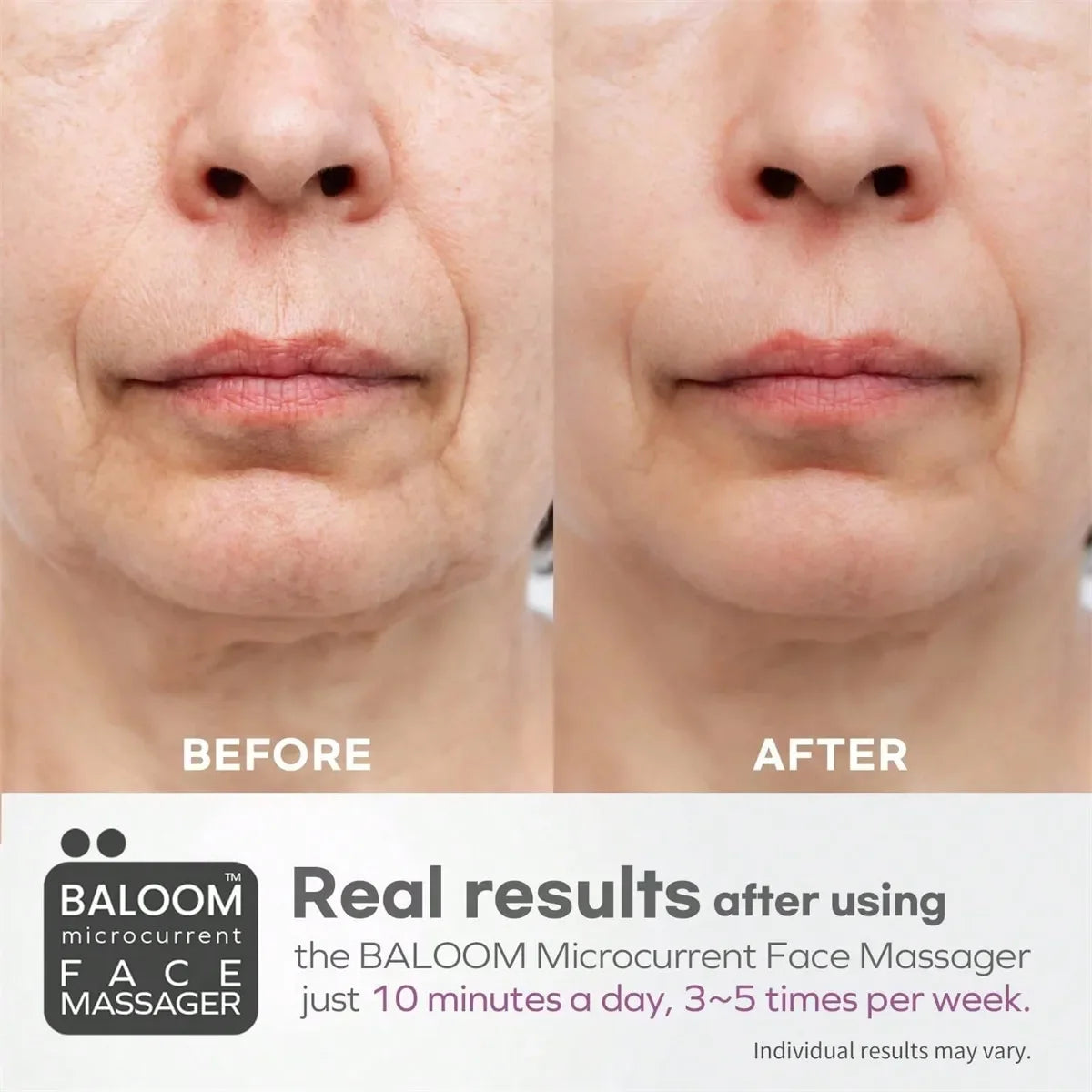 Microcurrent Facial Massager, Facial Roller - Skin Tightening Care For Women And Men - Face Wrinkle Removal, Anti Aging