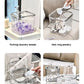 Laundry Powder Container Laundry Pods Organizer Washing Capsules Holder Cotton Swab Organization with Lid Desktop Storage Box