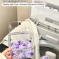 Laundry Powder Container Laundry Pods Organizer Washing Capsules Holder Cotton Swab Organization with Lid Desktop Storage Box