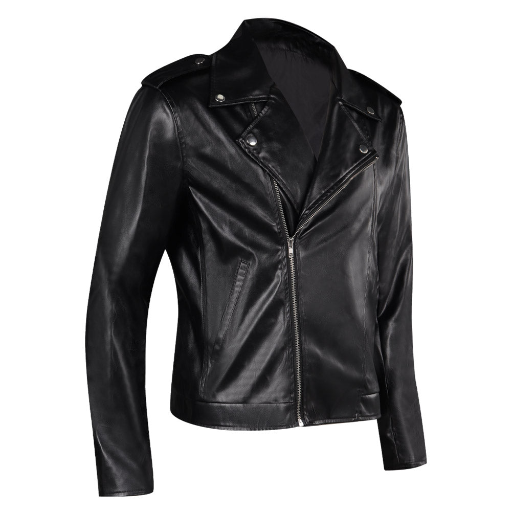 Grease Danny Cosplay Costume Men T-birds Jacket Coat Outfits Halloween Carnival Party Disguise Suit