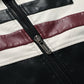 Men's PU leather coat thickened biker jacket