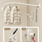 Waterproof Partition Foldable Curved Rod Dry Wet Separation Shower Curtain